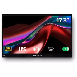 Écran Tactile Portable VERBATIM 17,3' Ultra HD 4K