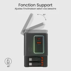 Station de Charge 100W SBS Power Dock 6-en-1