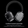 Casque Bluetooth Mondo By DeFUNC Transparent | Son aptX HD