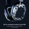 Casque Bluetooth Mondo By DeFUNC Transparent | Son aptX HD