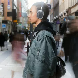 Casque Bluetooth Mondo By DeFUNC Transparent | Son aptX HD