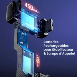 Perche Selfie avec Stabilisateur BLAVEC Fusion P10 Gimbal