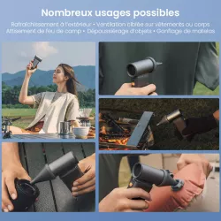 Ventilateur Portatif JISULIFE Ultra1