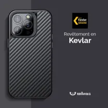 iPhone 14 Pro | Coque MagSafe WLONS Revêtement en Kevlar