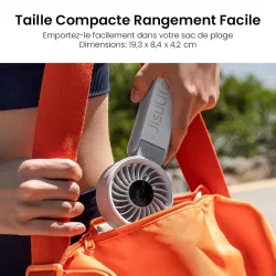 Ventilateur Portatif JISULIFE Life7 | 5000 mAh