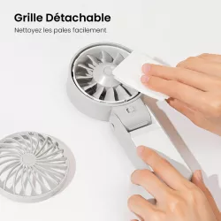 Ventilateur Portatif JISULIFE Life7 | 5000 mAh