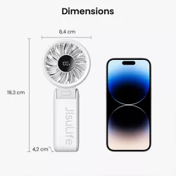Ventilateur Portatif JISULIFE Life7 | 5000 mAh
