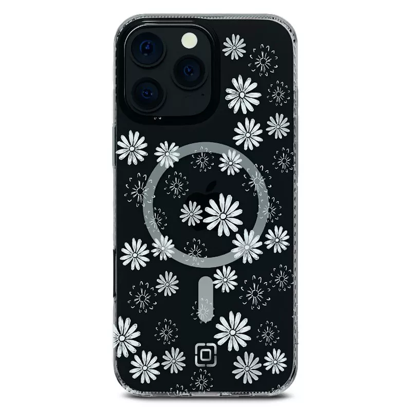 iPhone 16 Pro Max | Coque MagSafe INCIPIO Forme Ditzy Floral Silver
