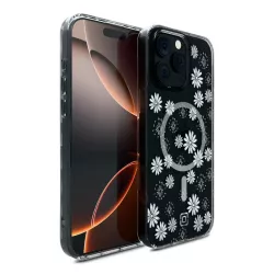 iPhone 16 Pro Max | Coque MagSafe INCIPIO Forme Ditzy Floral Silver