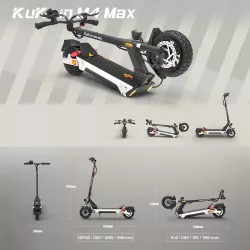 Trottinette Électrique KUGOO KuKirin M4 Max | Moteur 800W