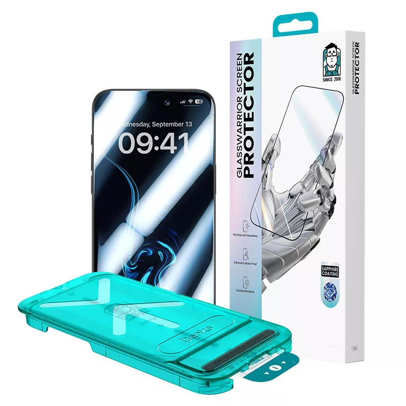 iPhone 16 Pro Max | Protection d'Écran BENKS GlassWarrior Saphir
