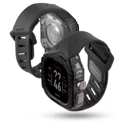 Apple Watch Ultra - Coque AULUMU A01 Carbone avec Bracelet FKM