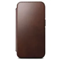 iPhone 15 Pro | Étui NOMAD Modern Leather Folio avec MagSafe
