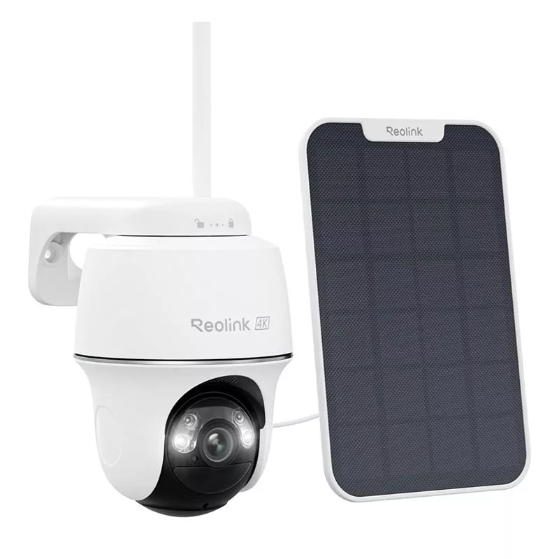 Caméra Extérieure REOLINK Argus PT Ultra 4K & Panneau Solaire