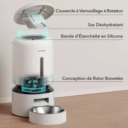 Distributeur de Nourriture PETLIBRO Granary avec Cam Intégrée