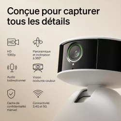 Caméra WiFi PETLIBRO Scout HD avec Suivi Animaux par IA