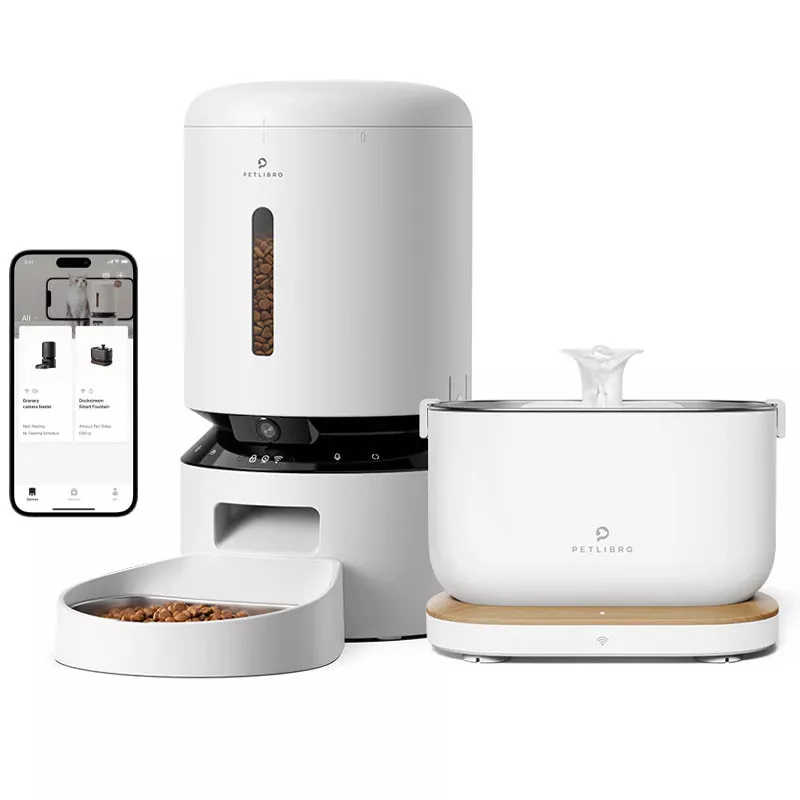 Pack Distributeur de Nourriture PETLIBRO Granary + Fontaine