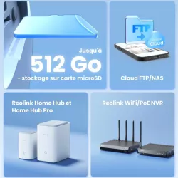 Caméra Extérieure REOLINK Elite Floodlight WiFi