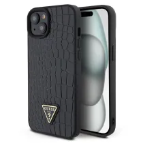 iPhone 15 | Coque GUESS Collection Croco Triangle