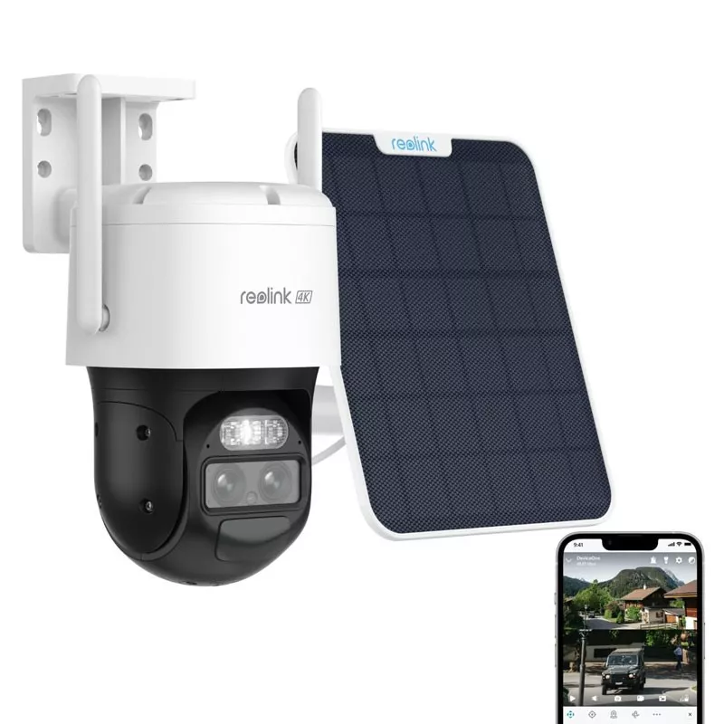 Pack Caméra + Panneau Solaire REOLINK TrackMix 4K