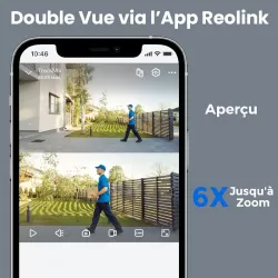 Pack Caméra 4G LTE + Panneau Solaire REOLINK TrackMix 4K