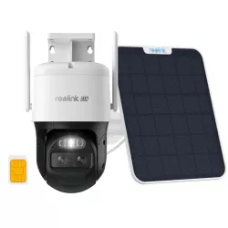 Pack Caméra 4G LTE + Panneau Solaire REOLINK TrackMix 4K