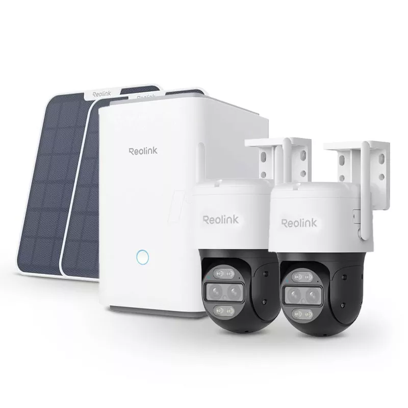 Pack REOLINK Home Hub Pro + 2 Caméras & Panneaux Solaires