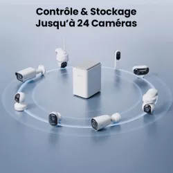 Pack REOLINK Home Hub Pro + 2 Caméras & Panneaux Solaires