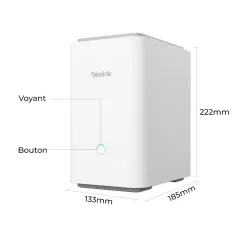 Pack REOLINK Home Hub Pro + 2 Caméras & Panneaux Solaires