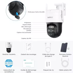 Pack REOLINK Home Hub Pro + 2 Caméras & Panneaux Solaires