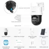 Pack REOLINK Home Hub Pro + 2 Caméras & Panneaux Solaires