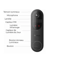 Sonnette Vidéo Wi-Fi REOLINK Doorbell 2K