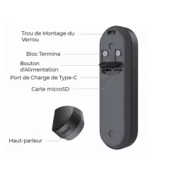 Sonnette Vidéo Wi-Fi REOLINK Doorbell 2K