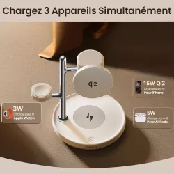 Station Induction Qi2 JOYROOM W23 4-en-1