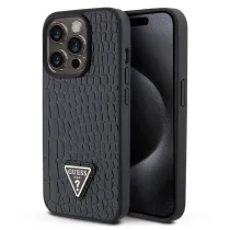 iPhone 15 Pro | Coque GUESS Collection Croco Triangle