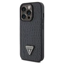 iPhone 15 Pro Max | Coque GUESS Collection Croco Triangle