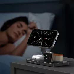 Chargeur Induction Pliable 3-en-1 BLAVEC BQI-02 MagSafe