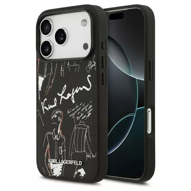 iPhone 17 Pro | Coque MagSafe KARL LAGERFELD Couture Design