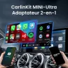 Adaptateur sans fil CARLINKIT Mini Ultra | CarPlay & Android Auto