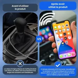 Adaptateur sans fil CARLINKIT Mini Ultra | CarPlay & Android Auto