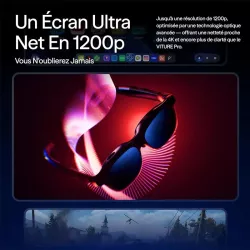 Lunettes VITURE Luma Pro XR Micro-OLED 4K-like 152” 120Hz