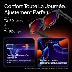 Lunettes VITURE Luma Pro XR Micro-OLED 4K-like 152” 120Hz