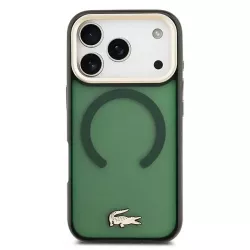 iPhone 17 Pro Max | Coque MagSafe Lacoste Givrée Logo Doré