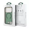 iPhone 17 Pro | Coque MagSafe Lacoste Givrée Logo Doré