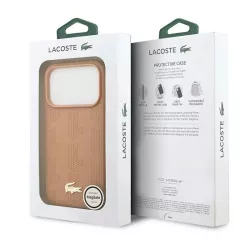 iPhone 17 Pro Max | Coque MagSafe LACOSTE Monogramme 3D