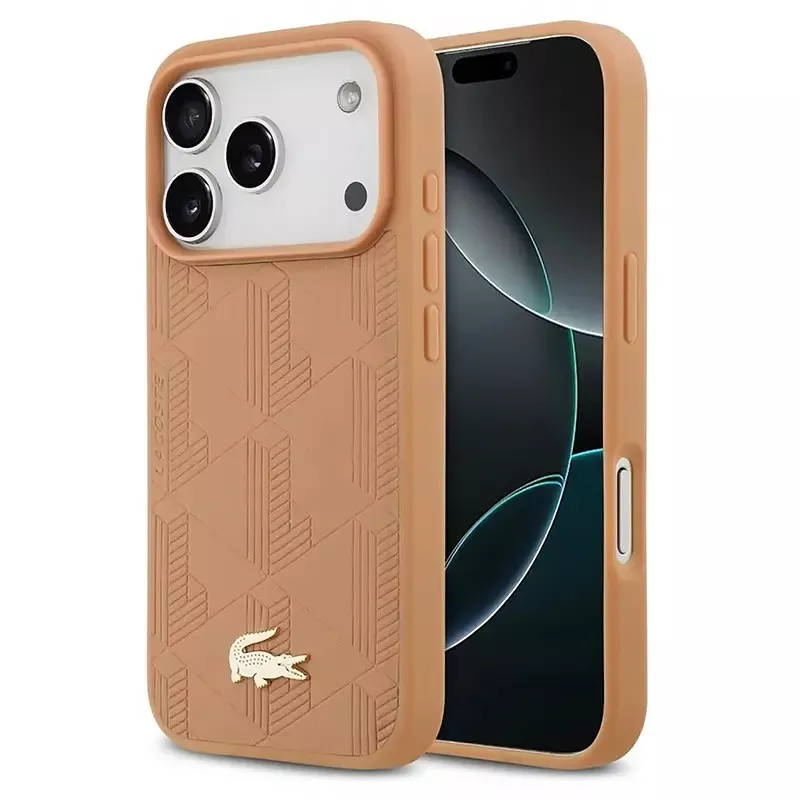 iPhone 17 Pro Max | Coque MagSafe LACOSTE Monogramme 3D