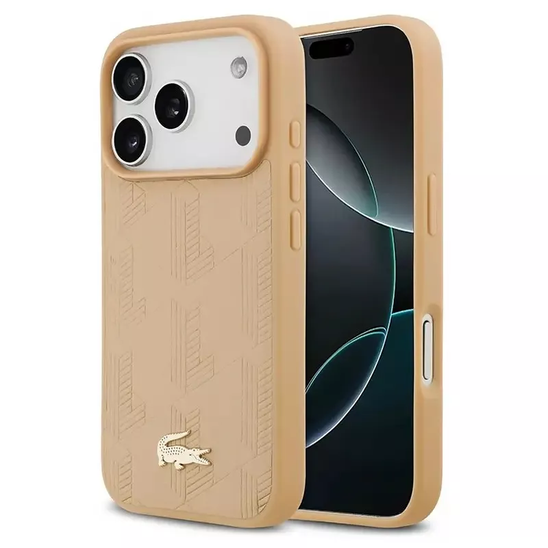 iPhone 17 Pro | Coque MagSafe LACOSTE Monogramme 3D