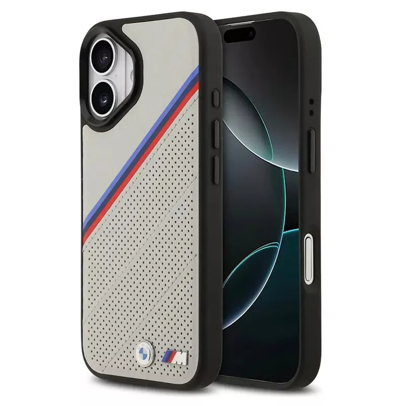 iPhone 17 | Coque BMW MagSafe Bandes Tricolores