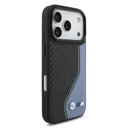 iPhone 17 Pro | Coque MagSafe BMW M Carbone Bicolore