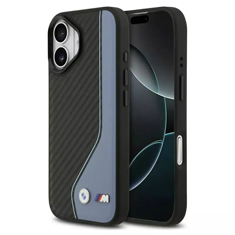 iPhone 17 | Coque MagSafe BMW M Carbone Bicolore